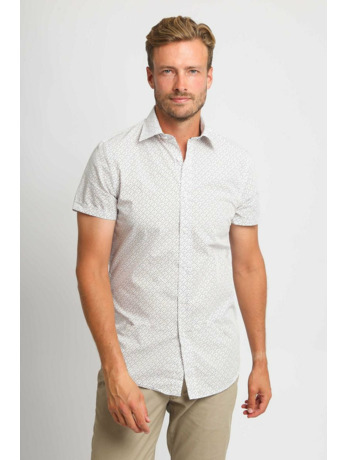 Suitable Short Sleeve Overhemd Print Multicolour