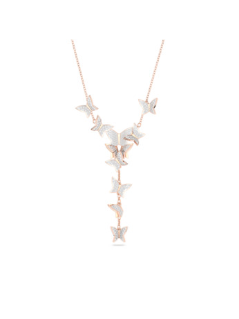 Idyllia Lilia Necklace Rose Gold shiny Crystal