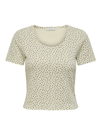 Regular Fit U-Neck Short Sleeves (S/S) Regular fit U-hals top met korte mouwen
