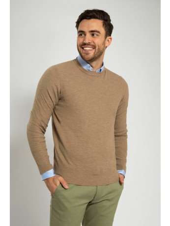 Suitable Trui Structuur Taupe