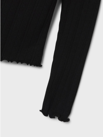 Slim Fit Mock Neck Lange Mouwen (L/M) Meisjes