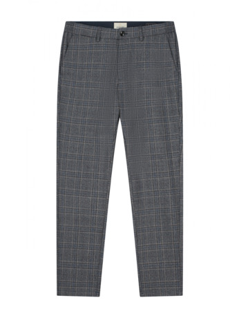 Dstrezzed Heren Geruite Broek Blauw Lancaster Block Check