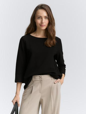 T-shirt met textuur