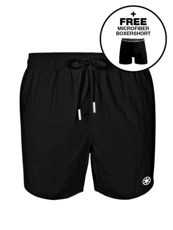 Jongens Zwembroek Effen Black