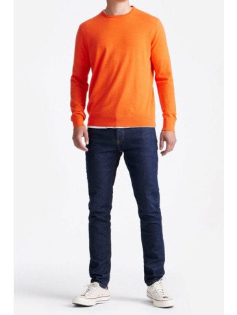 King Essentials The John Pullover Merino Oranje
