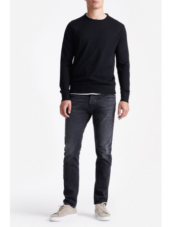 King Essentials The John Pullover Merino Zwart