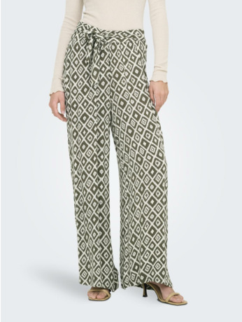Loose Fit Loose fit broek met riem in de taille