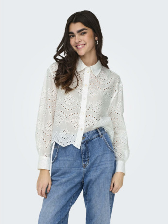 Loose Fit Shirt Collar Long Sleeves (L/S) Shirt met lange mouwen en verlaagde schouders