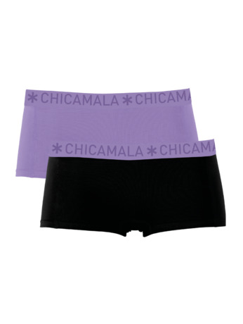 Meisjes 2-pack Boxer Shorts Effen