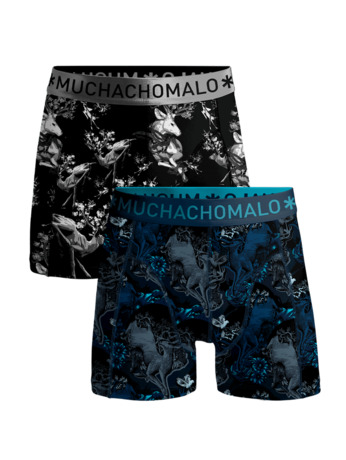 Heren 2-Pack Boxershorts Man Hert Print/Green