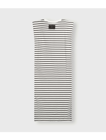 padded tee dress stripes