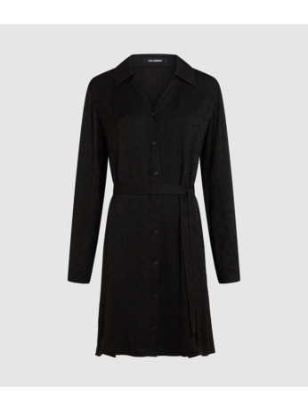 K JACQUARD SHIRT DRESS