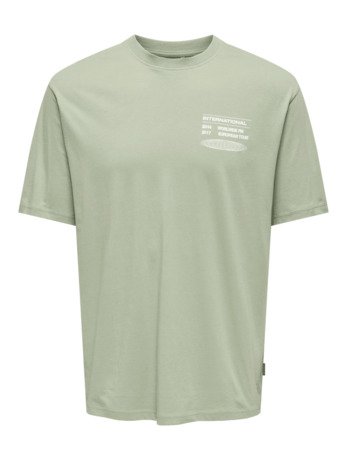 Relaxed Fit O-Hals Korte Mouwen (K/M) Heren