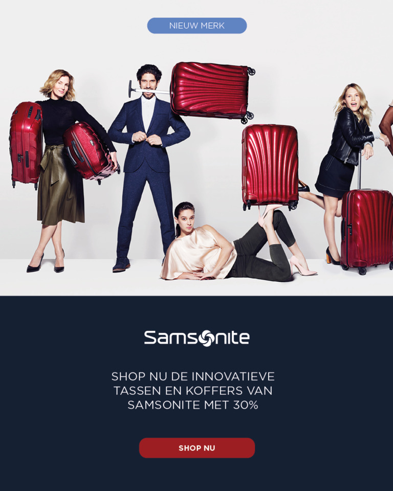 Nieuw merk: Samsonite