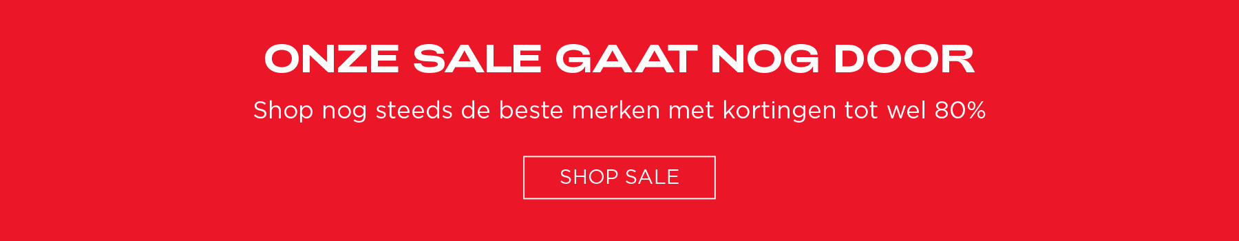 sale gaat door