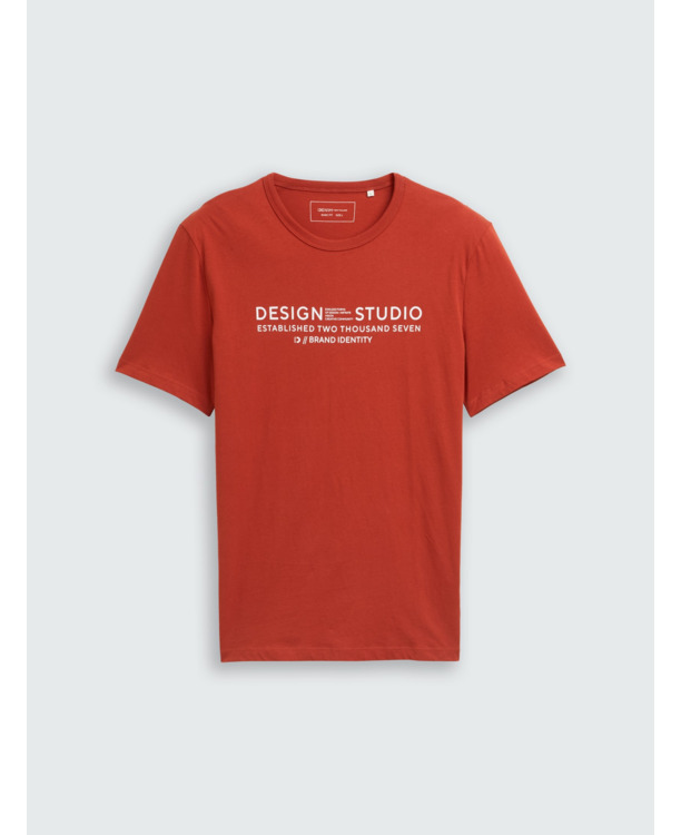 Basic T-shirt met logoprint
