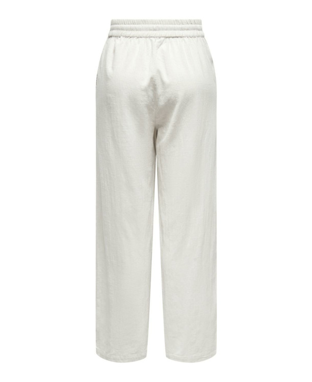 Regular Fit Basic elastische taillebroek met zijzakken