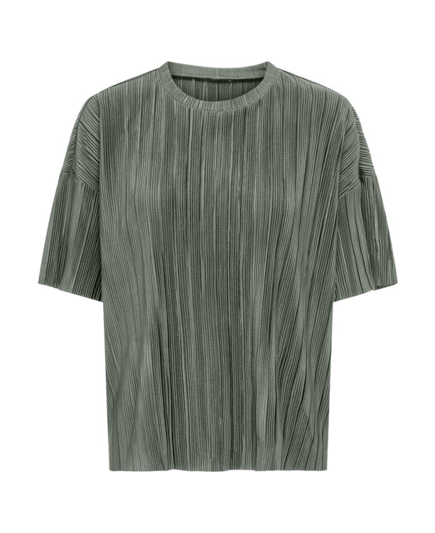 Regular Fit O-Neck Short Sleeves (S/S) O-hals Vrouwelijke top met korte mouwen, regular fit