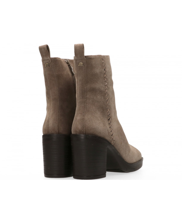 Steffi Enkellaarsjes op hak Taupe