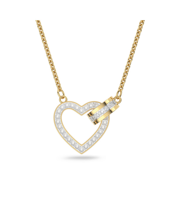 Lovely Necklace Gold shiny Crystal