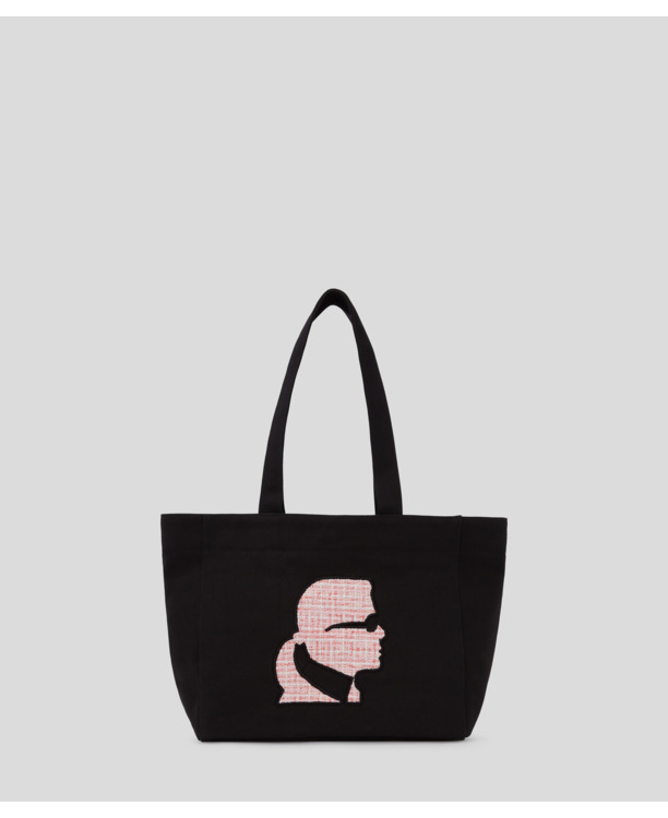 K/STYLE BOUCLE CANVAS SHOPPER