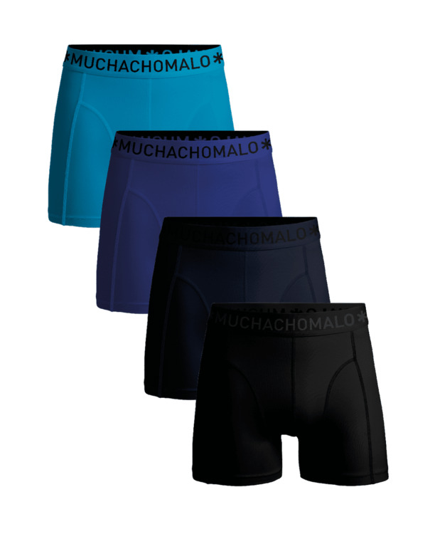 Men 4-Pack Boxer Shorts Solid