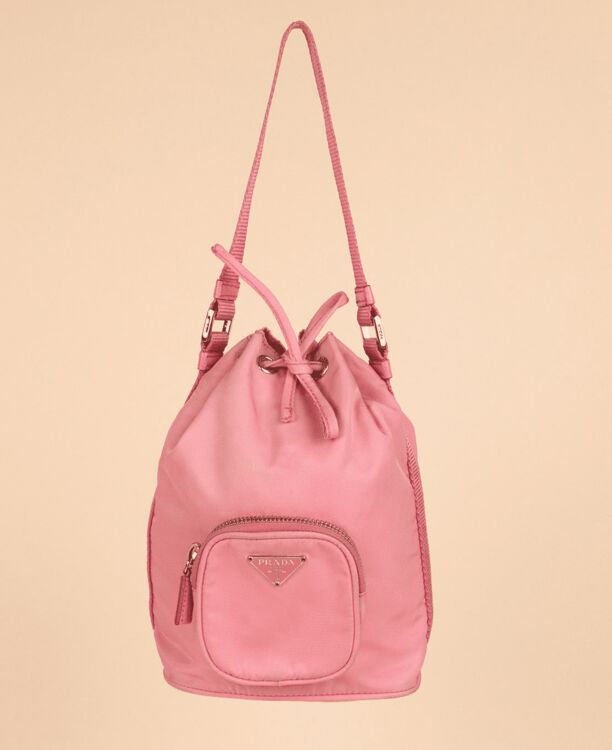 VINTAGE PRADA NYLON MINI BUCKET BAG