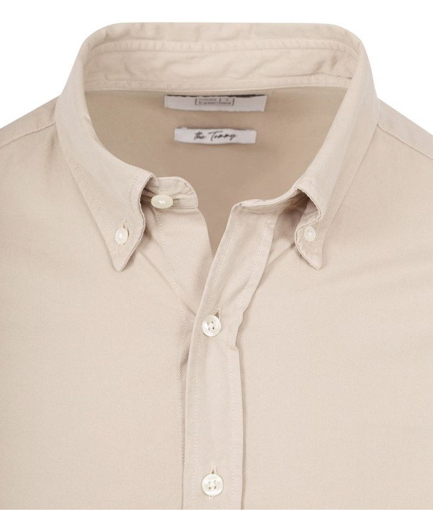 King Essentials The Tommy Overhemd Beige