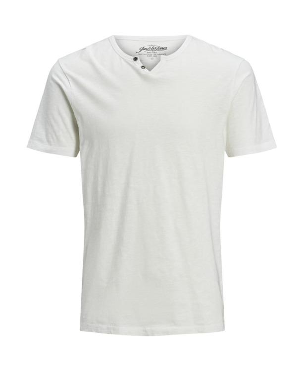 Slim Fit Split hals T-shirt (S/S)