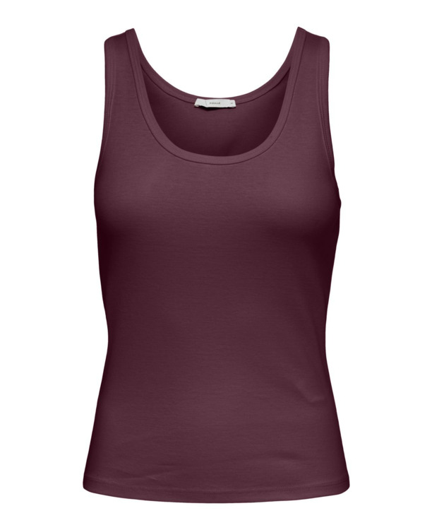 Regular Fit O-Neck Sleeveless (S/L) Comfortabele regular fit basic tanktop met o-hals