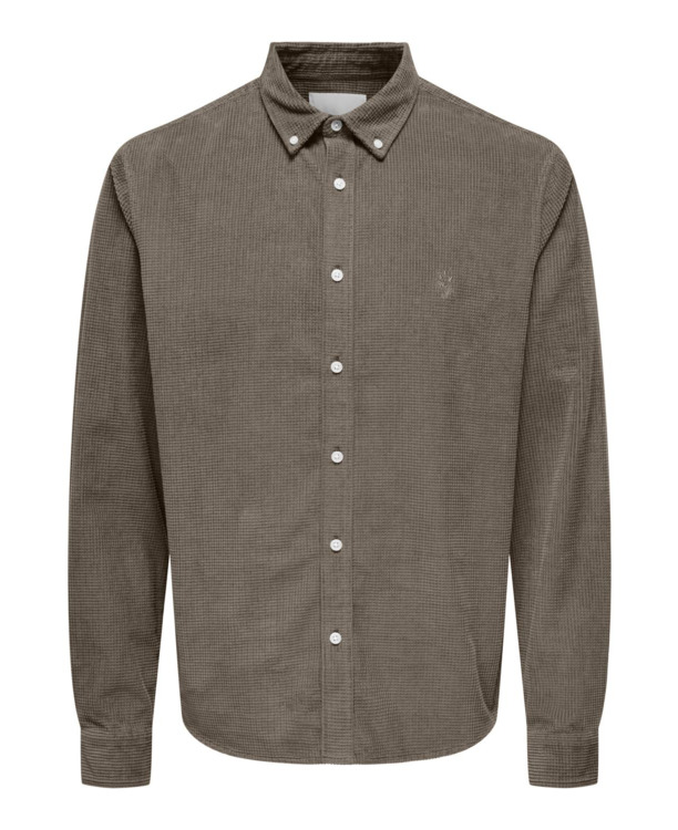 Regular Fit Button Down Kraag Lange Mouwen (L/M) Heren