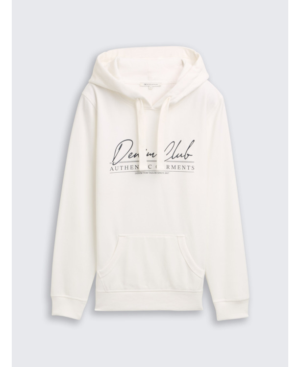 Hoodie sweatshirt met logoprint