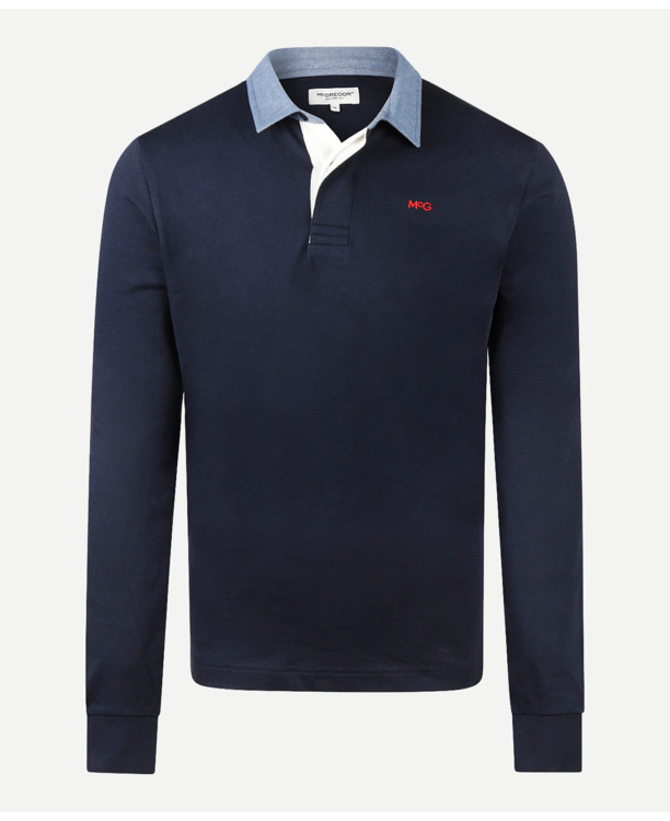 Solid Rugby 100% Cotton Heren