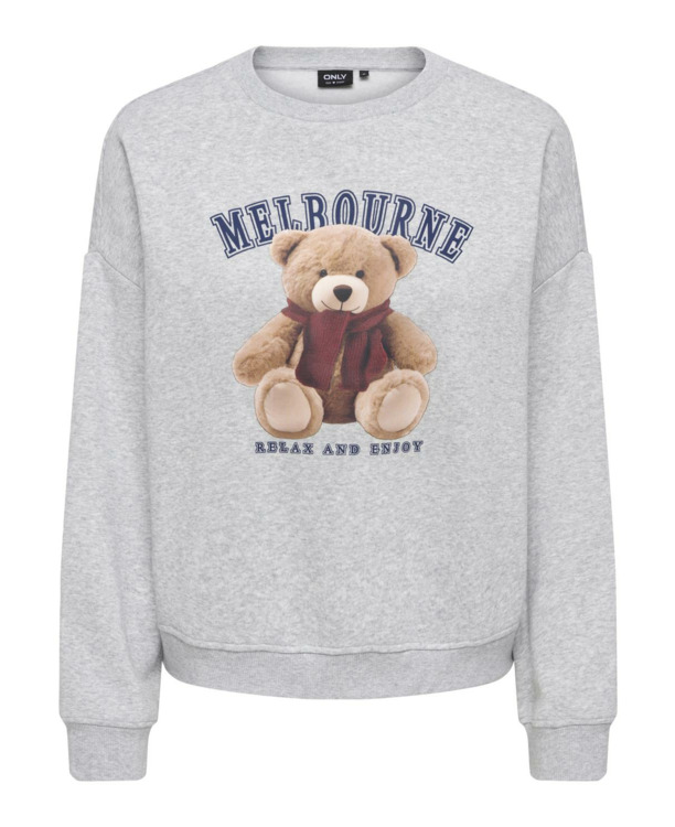 Loose Fit O-Neck Long Sleeves (L/S) Sweatshirt met print