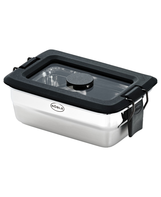 Snack Container Set FLEXX 2GO with Glass lid and Clips