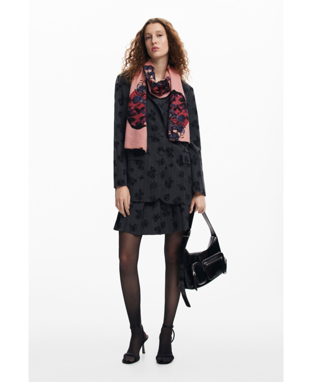 SJAALS SCARF FLOWER SCRIBBLE LACROIX