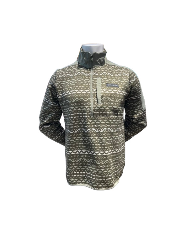 M FOX GLACIER FS PRINTED HALF ZIP