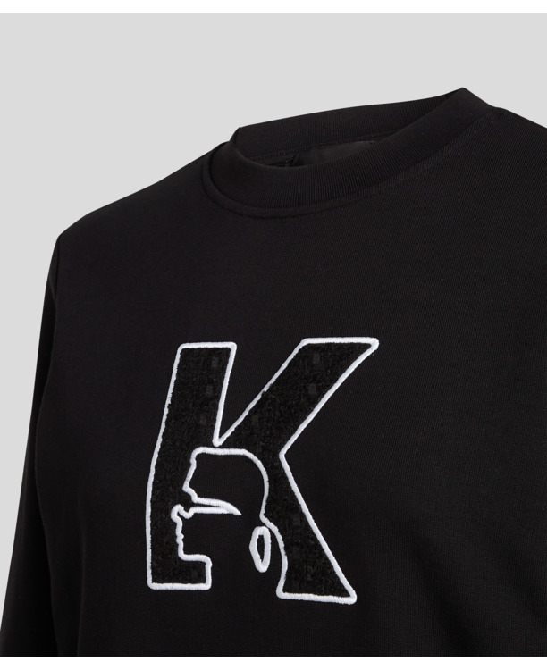 K LOGO BOUCLE SWEATSHIRT