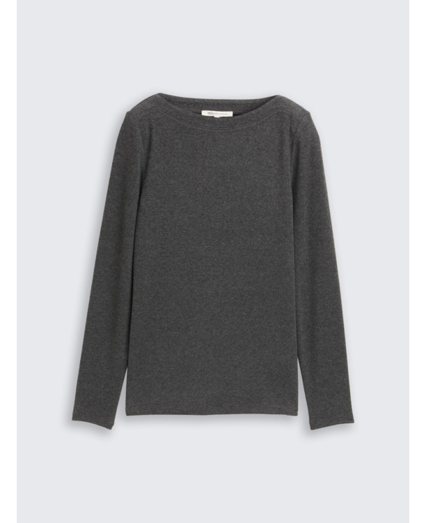 Overhemd met lange mouwen in edelsteenlook