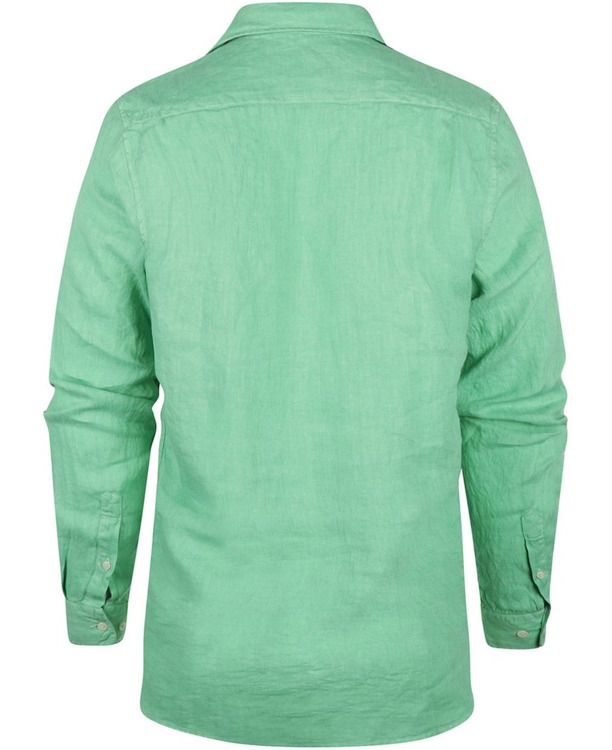 Steppin' Out Overhemd Linnen Mintgroen