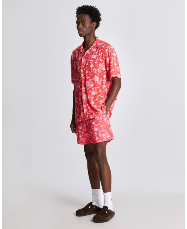 Botanical Garden Print Resort Shirt