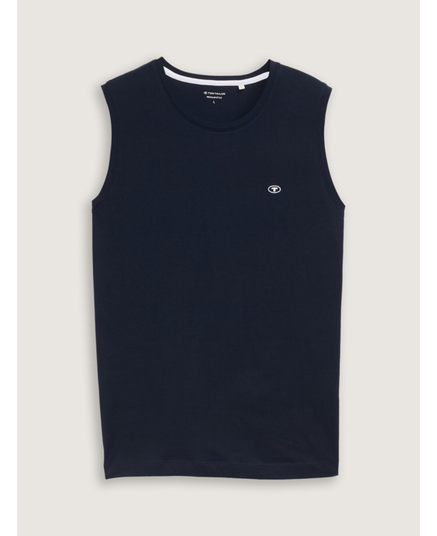Basic tanktop met opgedrukt logo