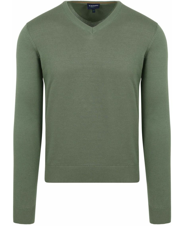 Suitable Respect Vinir Pullover Mid Groen