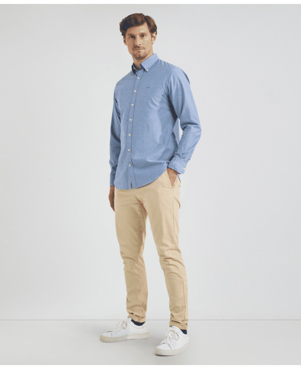 Stretch Oxford Shirt Heren