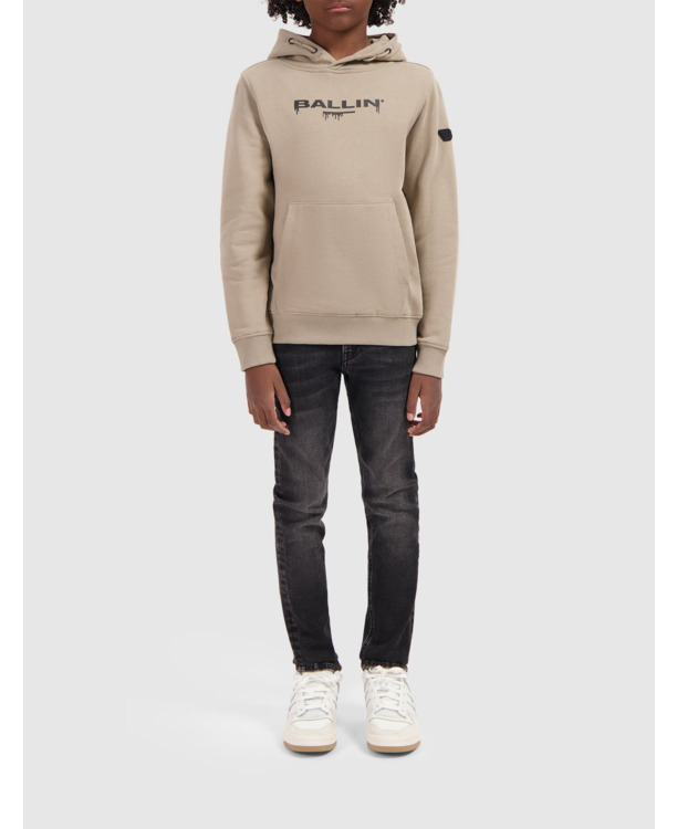 Junior Druppelend Logo Hoodie 100% Katoen