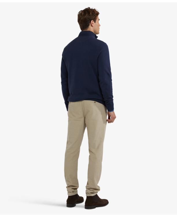 Zip Mock Sweater Heren