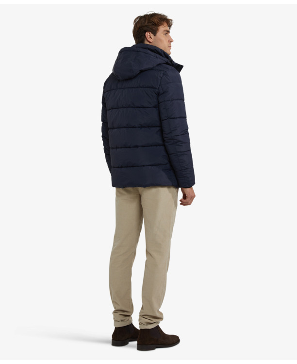 Hooded Bomber Jacket 100% Polyester Heren