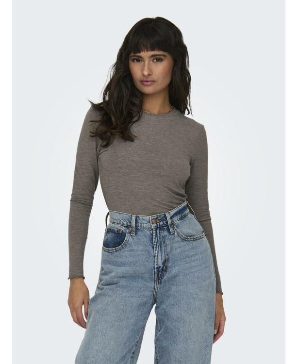 Regular Fit O-Neck Long Sleeves (L/S) Basic top met ronde hals en lange mouwen