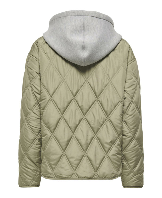 Hood Long Sleeves (L/S) OUTERWEAR Gewatteerde jas met zakken aan de voorkant en lange mouwen