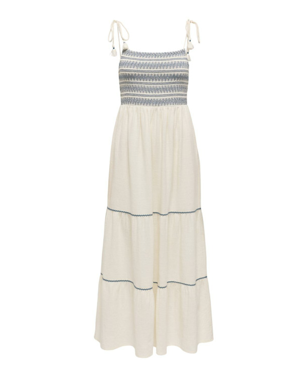Regular Fit Square Neck Sleeveless (S/L) Zomerjurk met vierkante hals en dunne bandjes